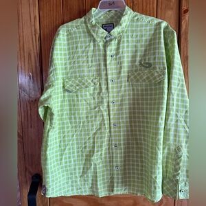 MOJO Men's vented fishing / outdoor vented Button-Down Shirt size 2XL